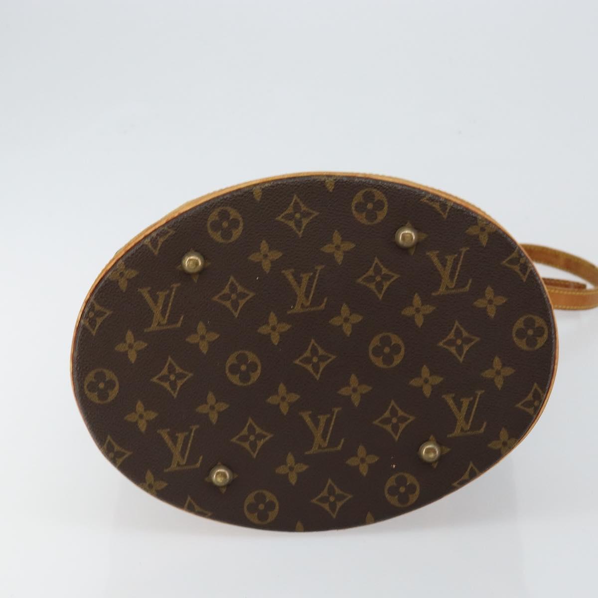 LOUIS VUITTON Monogram Bucket GM Shoulder Bag M42236 LV Auth 146310