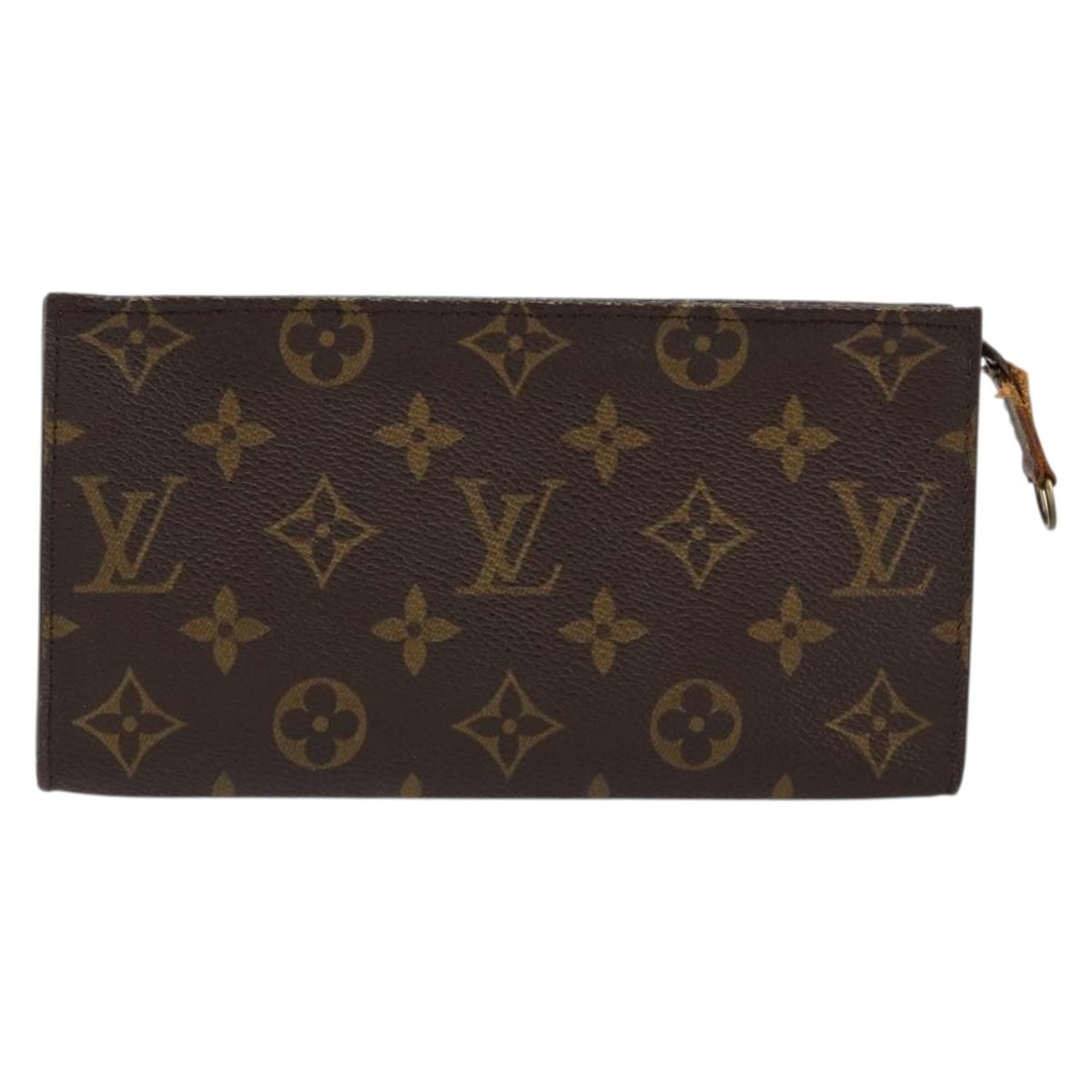 LOUIS VUITTON Monogram Bucket GM Accessory Pouch LV Auth 146311