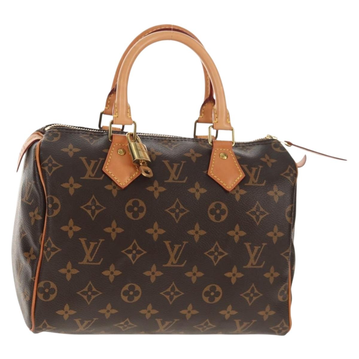 LOUIS VUITTON Monogram Speedy 25 Hand Bag M41528 LV Auth 146312V