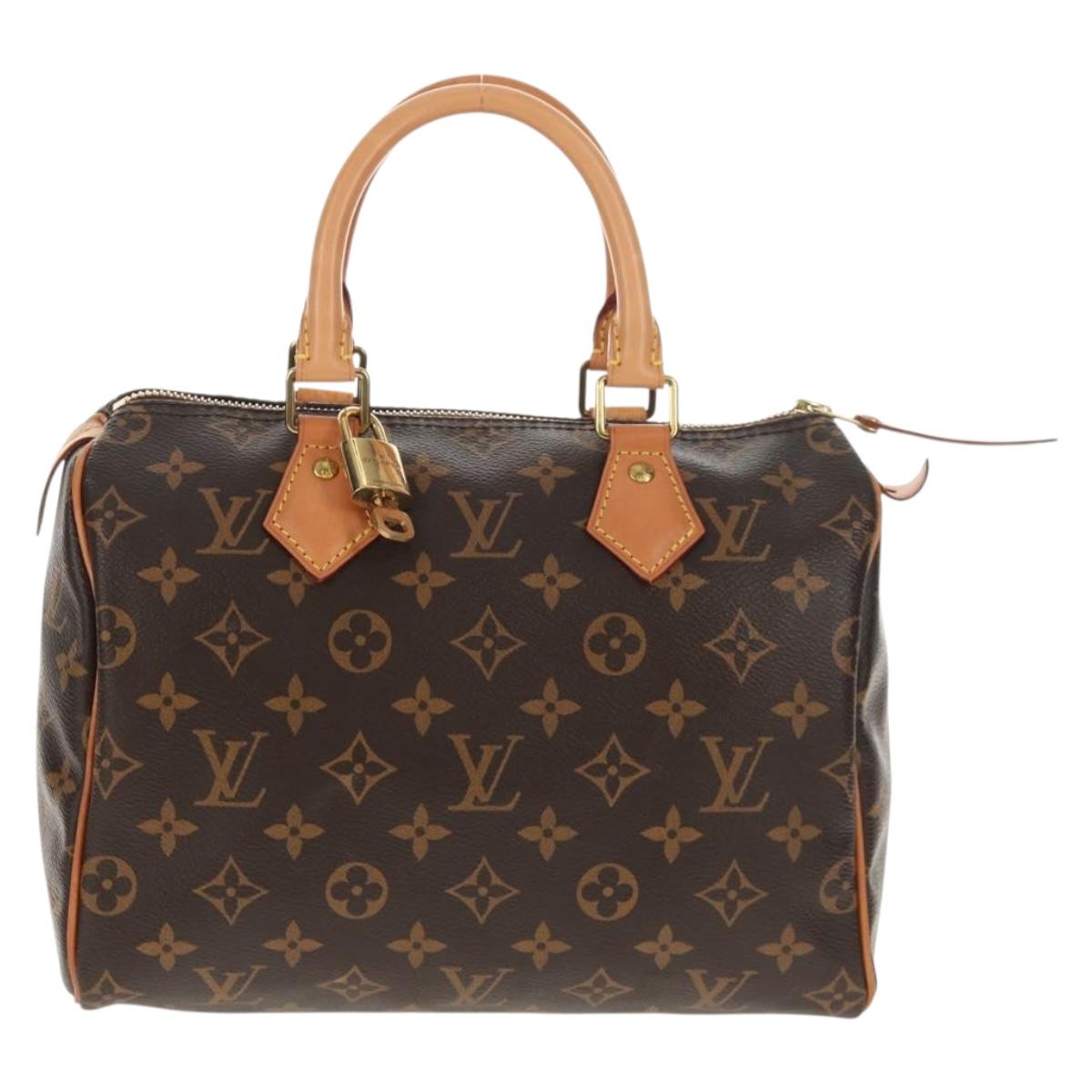 LOUIS VUITTON Monogram Speedy 25 Hand Bag M41528 LV Auth 146312V
