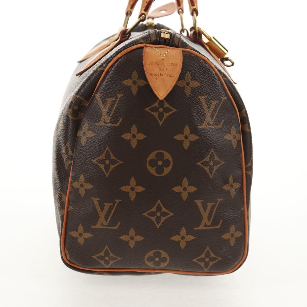 LOUIS VUITTON Monogram Speedy 25 Hand Bag M41528 LV Auth 146312V