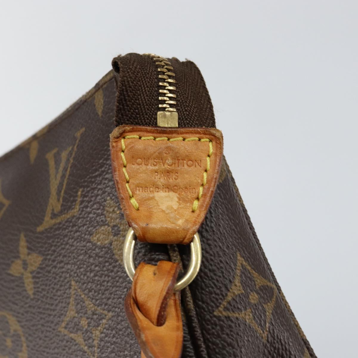 LOUIS VUITTON Monogram Pochette Accessoires Pouch M51980 LV Auth 146315