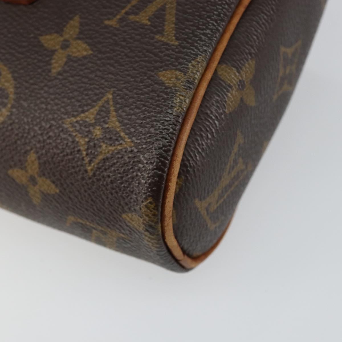 LOUIS VUITTON Monogram Sonatine Hand Bag M51902 LV Auth 146316