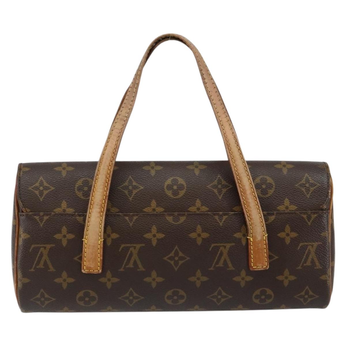 LOUIS VUITTON Monogram Sonatine Hand Bag M51902 LV Auth 146316
