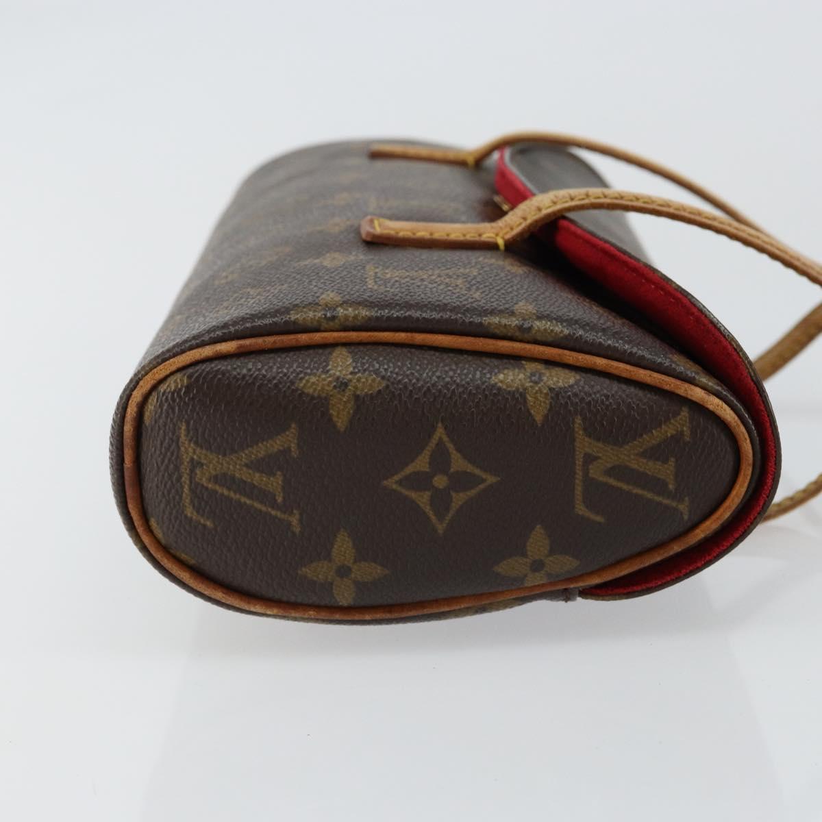 LOUIS VUITTON Monogram Sonatine Hand Bag M51902 LV Auth 146316