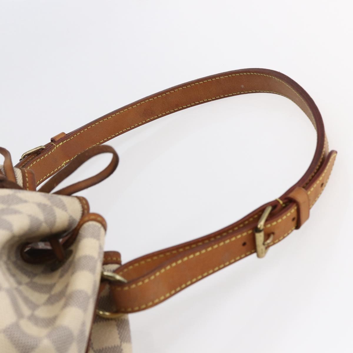 LOUIS VUITTON Damier Azur Noe Shoulder Bag N42222 LV Auth 146319