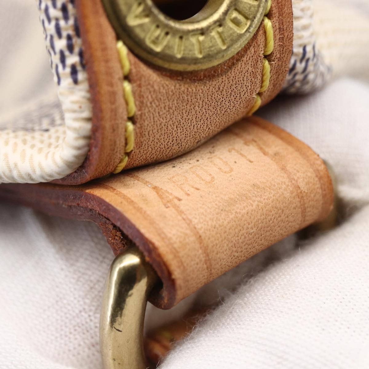 LOUIS VUITTON Damier Azur Noe Shoulder Bag N42222 LV Auth 146320