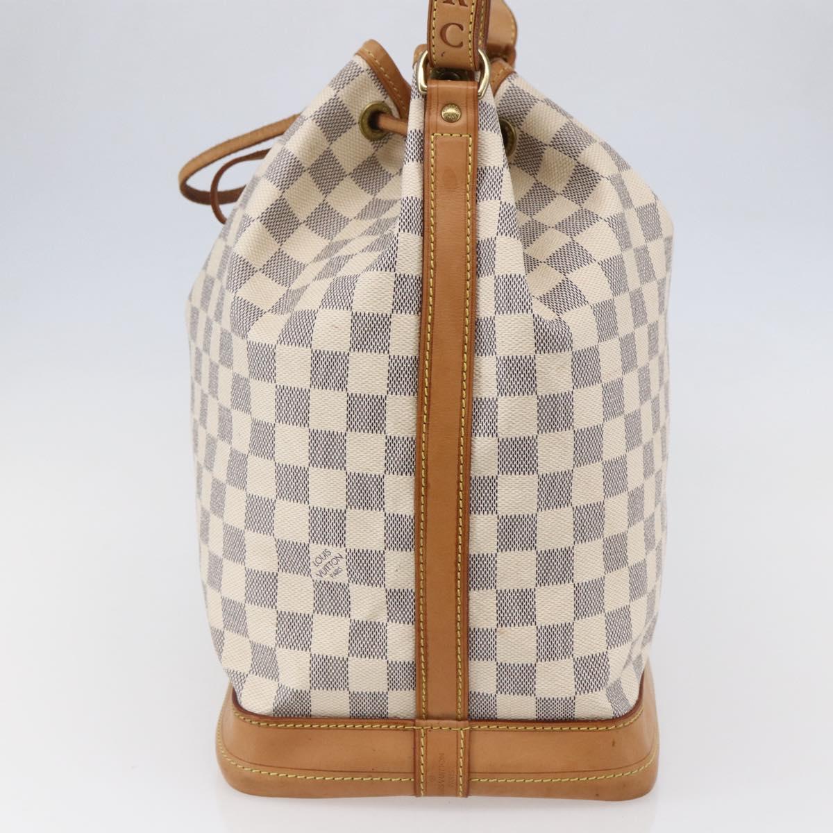 LOUIS VUITTON Damier Azur Noe Shoulder Bag N42222 LV Auth 146320