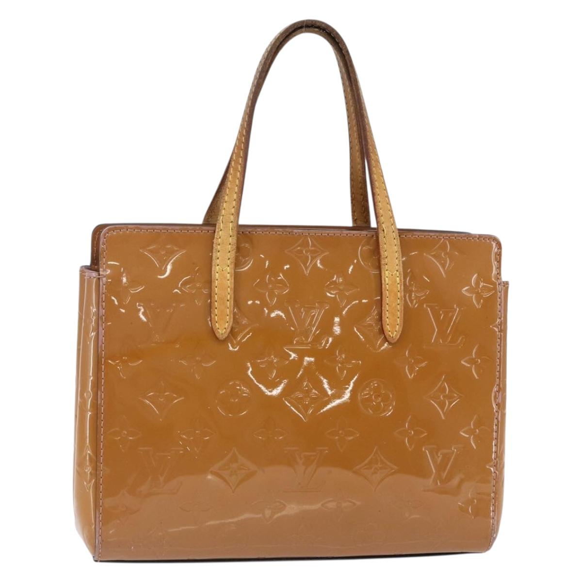 LOUIS VUITTON Monogram Vernis Catalina BB Bag Rose Velours M90015 LV Auth 146323