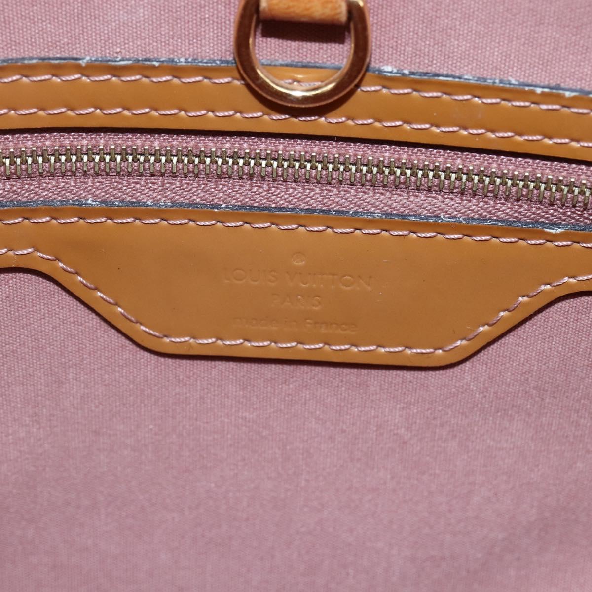 LOUIS VUITTON Monogram Vernis Catalina BB Bag Rose Velours M90015 LV Auth 146323