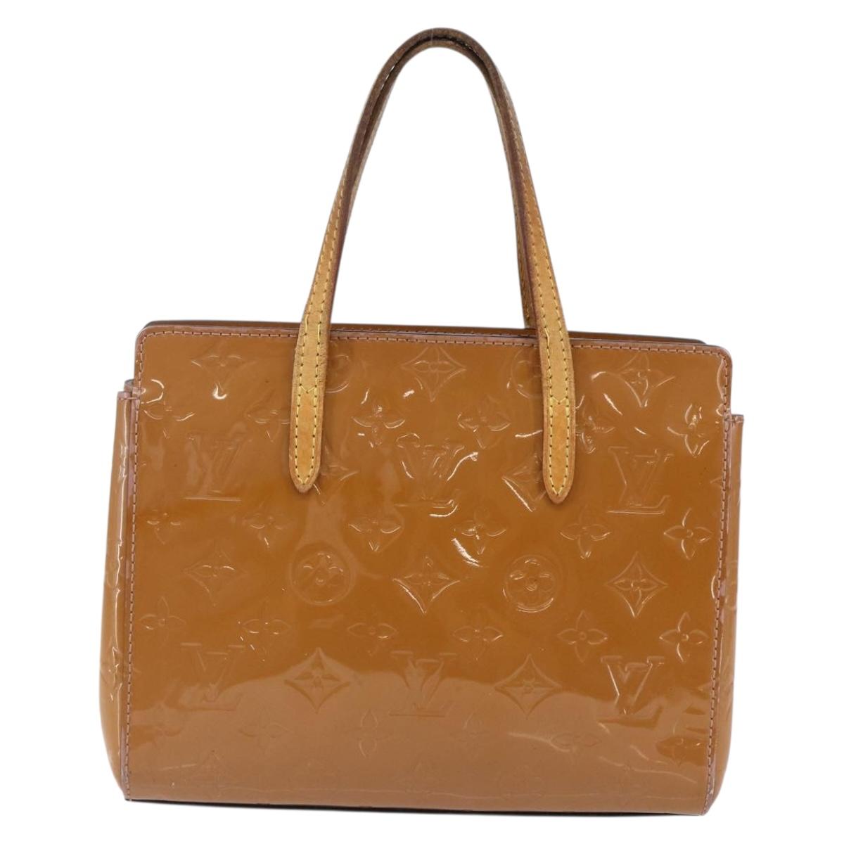 LOUIS VUITTON Monogram Vernis Catalina BB Bag Rose Velours M90015 LV Auth 146323