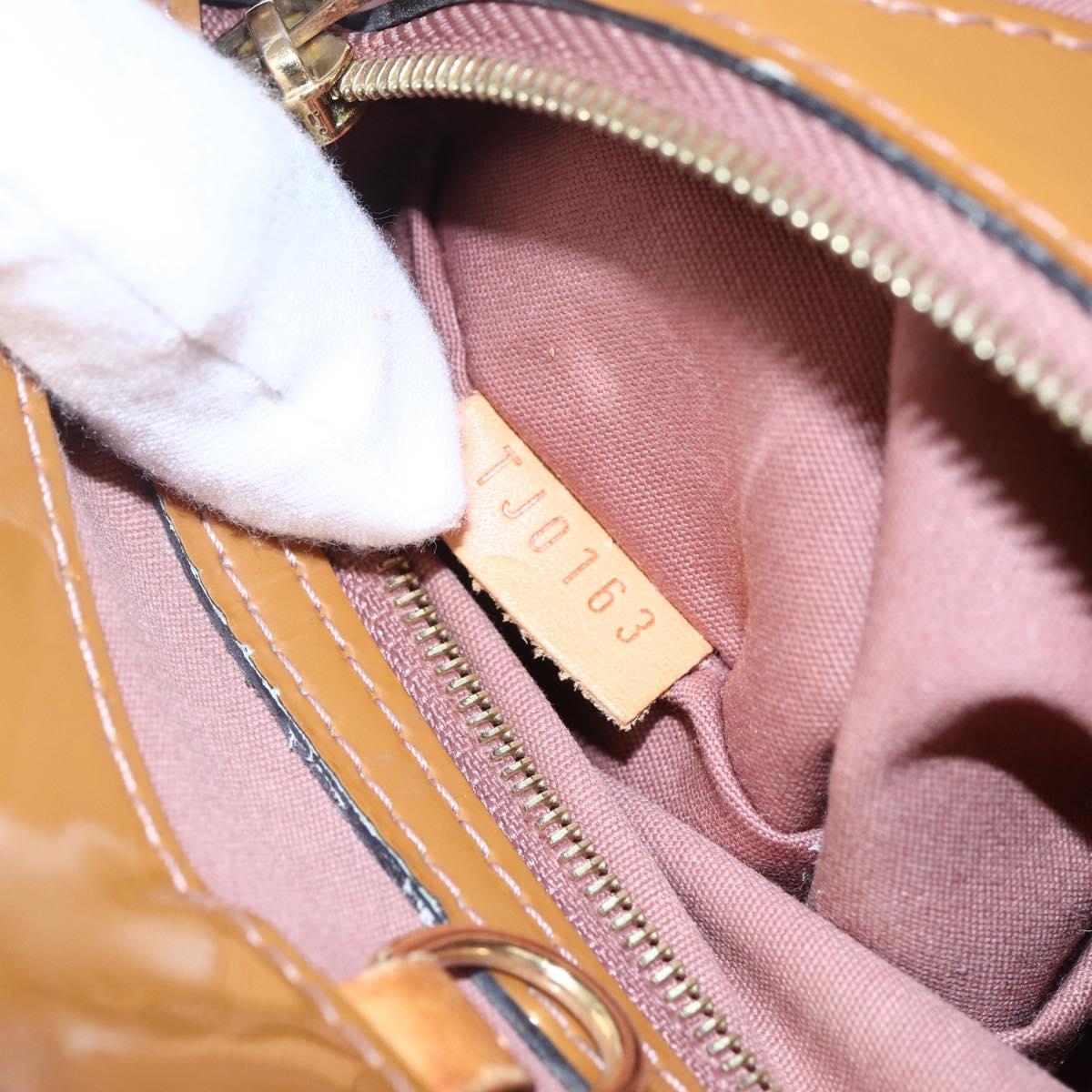 LOUIS VUITTON Monogram Vernis Catalina BB Bag Rose Velours M90015 LV Auth 146323