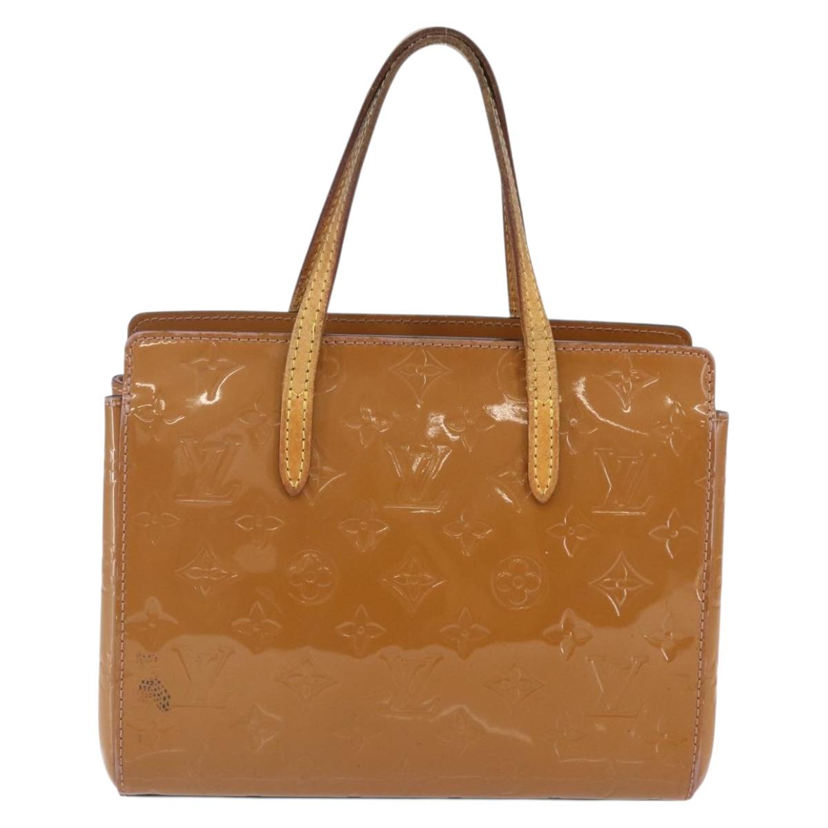 LOUIS VUITTON Monogram Vernis Catalina BB Bag Rose Velours M90015 LV Auth 146323