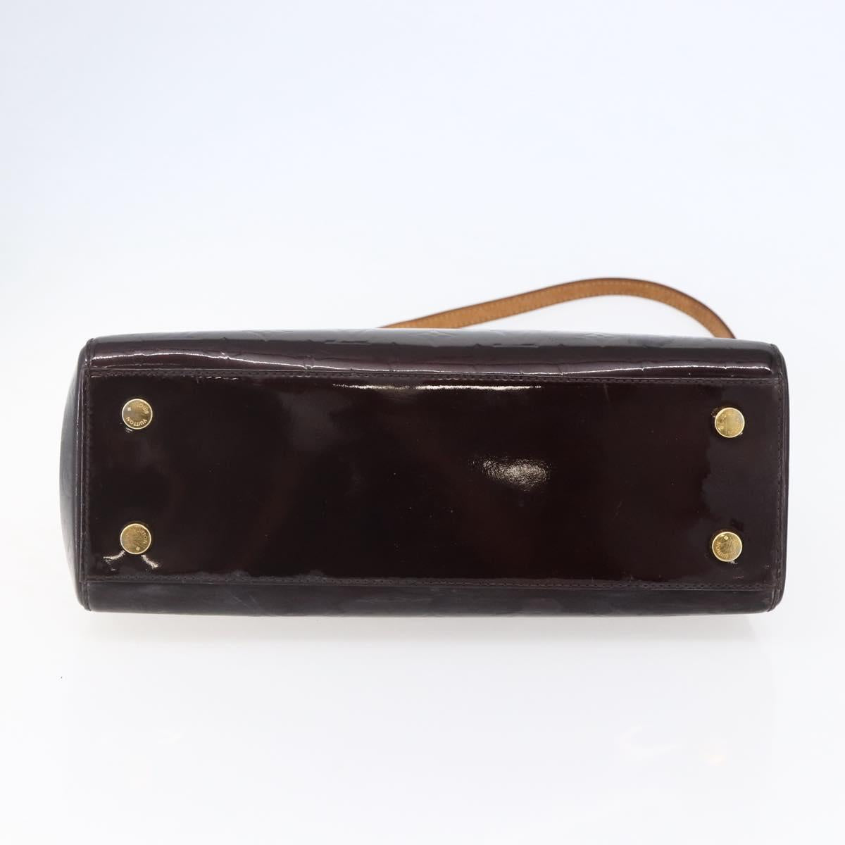 LOUIS VUITTON Monogram Vernis Blair MM Bag 2way Amarante M91619 LV Auth 146324