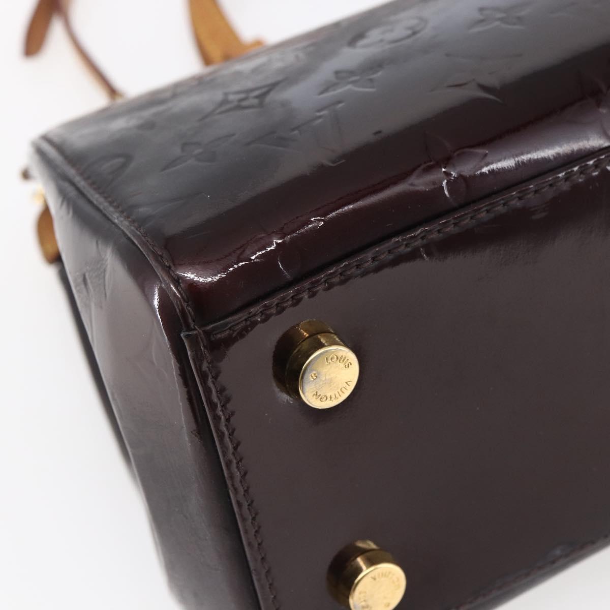 LOUIS VUITTON Monogram Vernis Blair MM Bag 2way Amarante M91619 LV Auth 146324