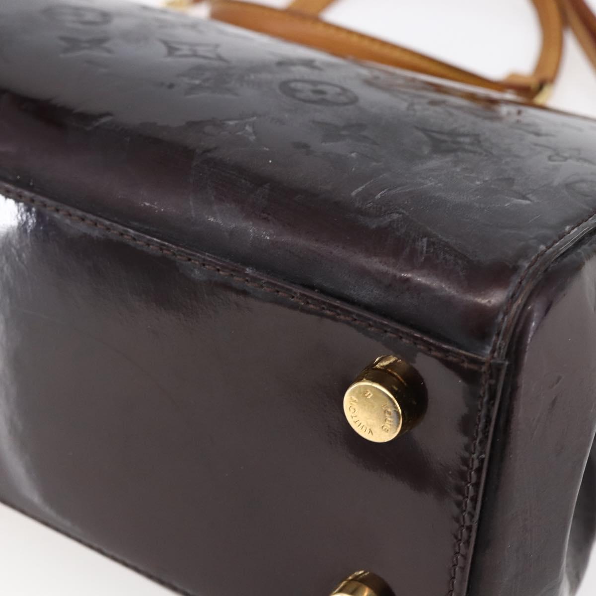 LOUIS VUITTON Monogram Vernis Blair MM Bag 2way Amarante M91619 LV Auth 146324