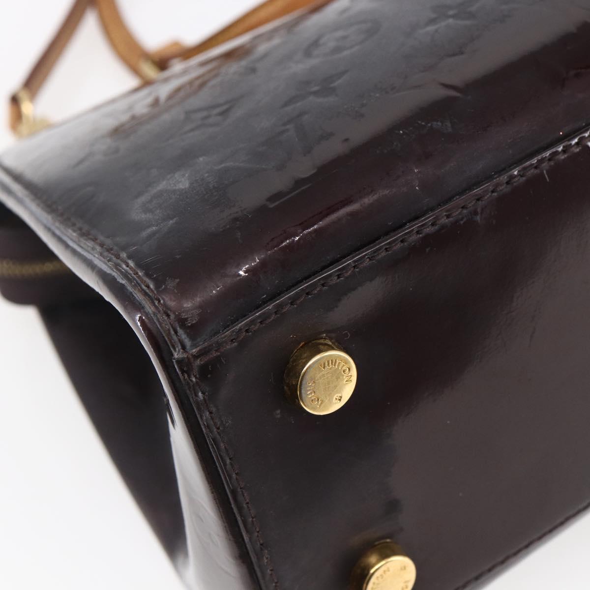 LOUIS VUITTON Monogram Vernis Blair MM Bag 2way Amarante M91619 LV Auth 146324
