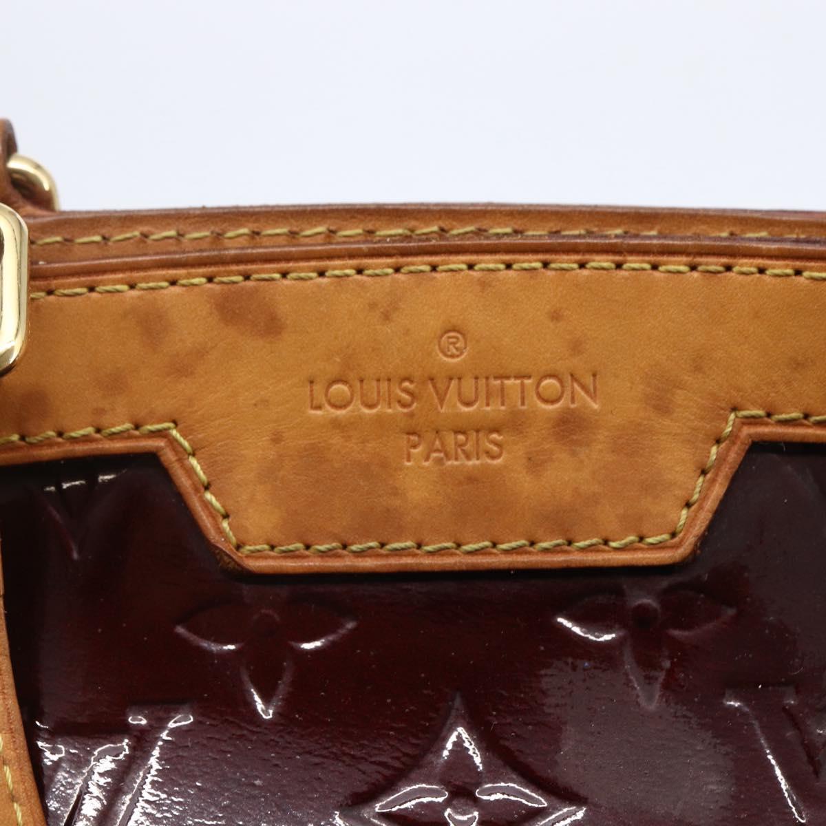 LOUIS VUITTON Monogram Vernis Blair MM Bag 2way Amarante M91619 LV Auth 146324