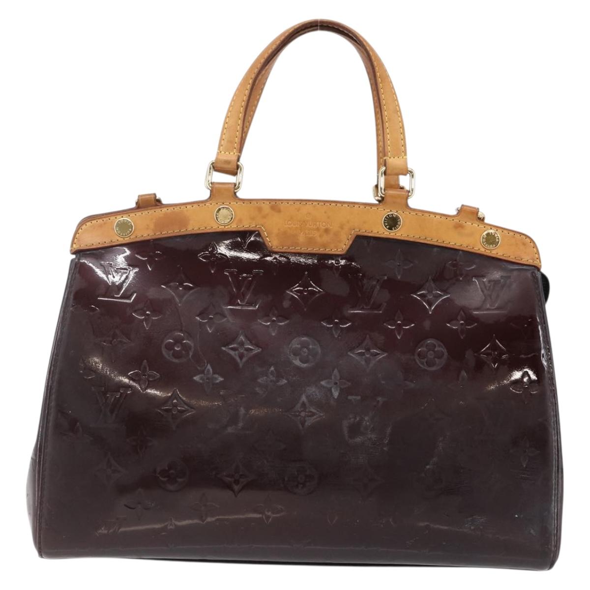 LOUIS VUITTON Monogram Vernis Blair MM Bag 2way Amarante M91619 LV Auth 146324