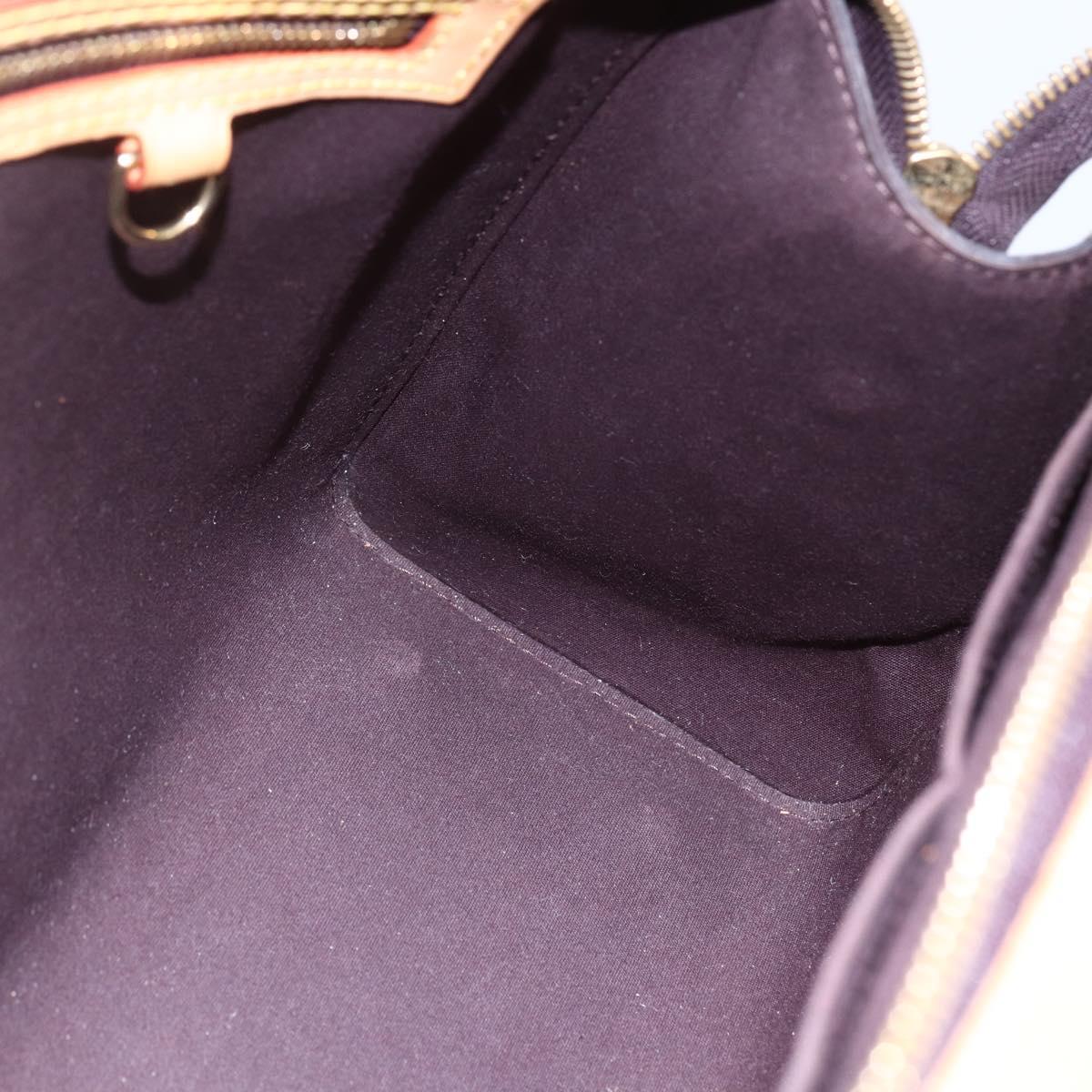 LOUIS VUITTON Monogram Vernis Blair MM Bag 2way Amarante M91619 LV Auth 146324
