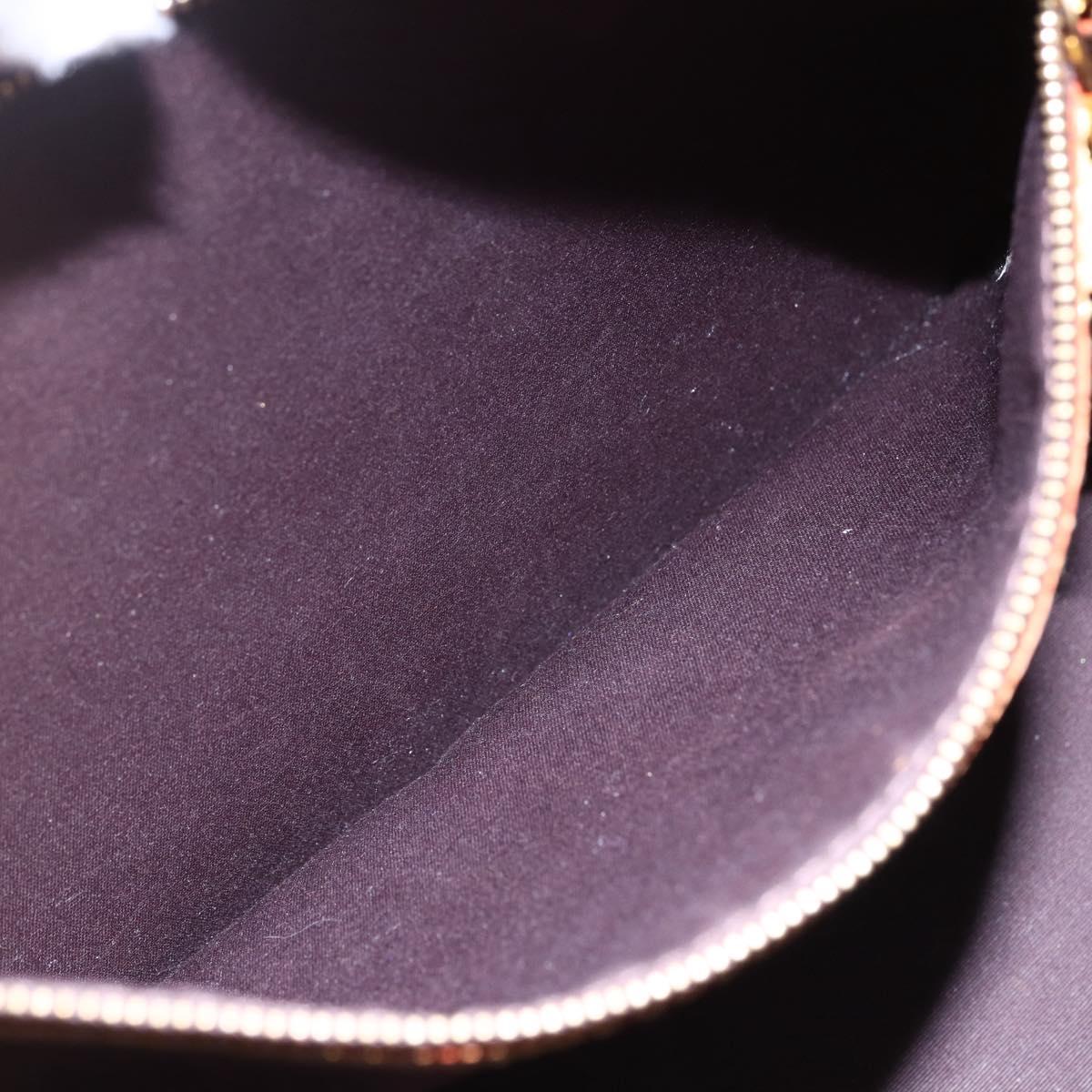 LOUIS VUITTON Monogram Vernis Blair MM Bag 2way Amarante M91619 LV Auth 146324