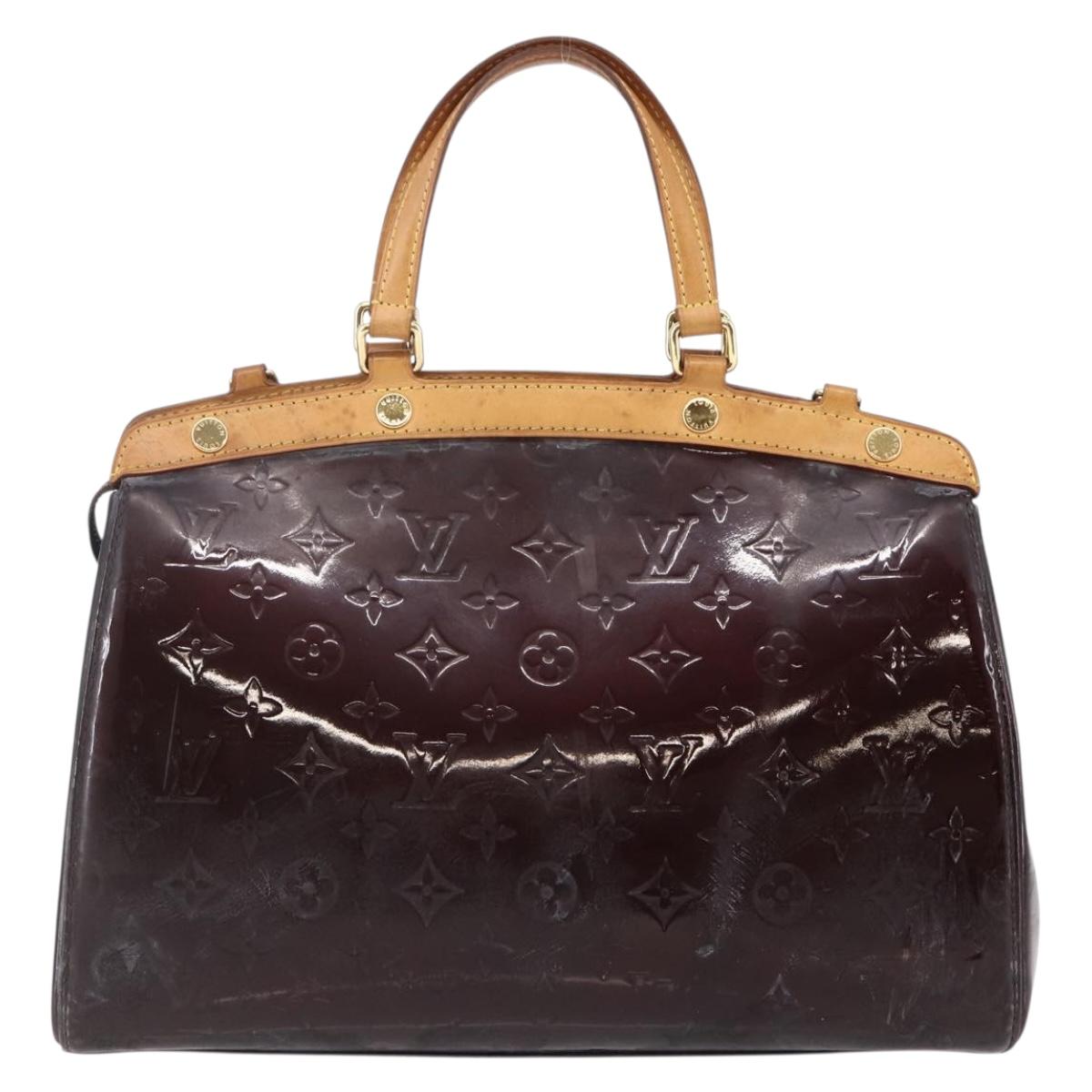 LOUIS VUITTON Monogram Vernis Blair MM Bag 2way Amarante M91619 LV Auth 146324