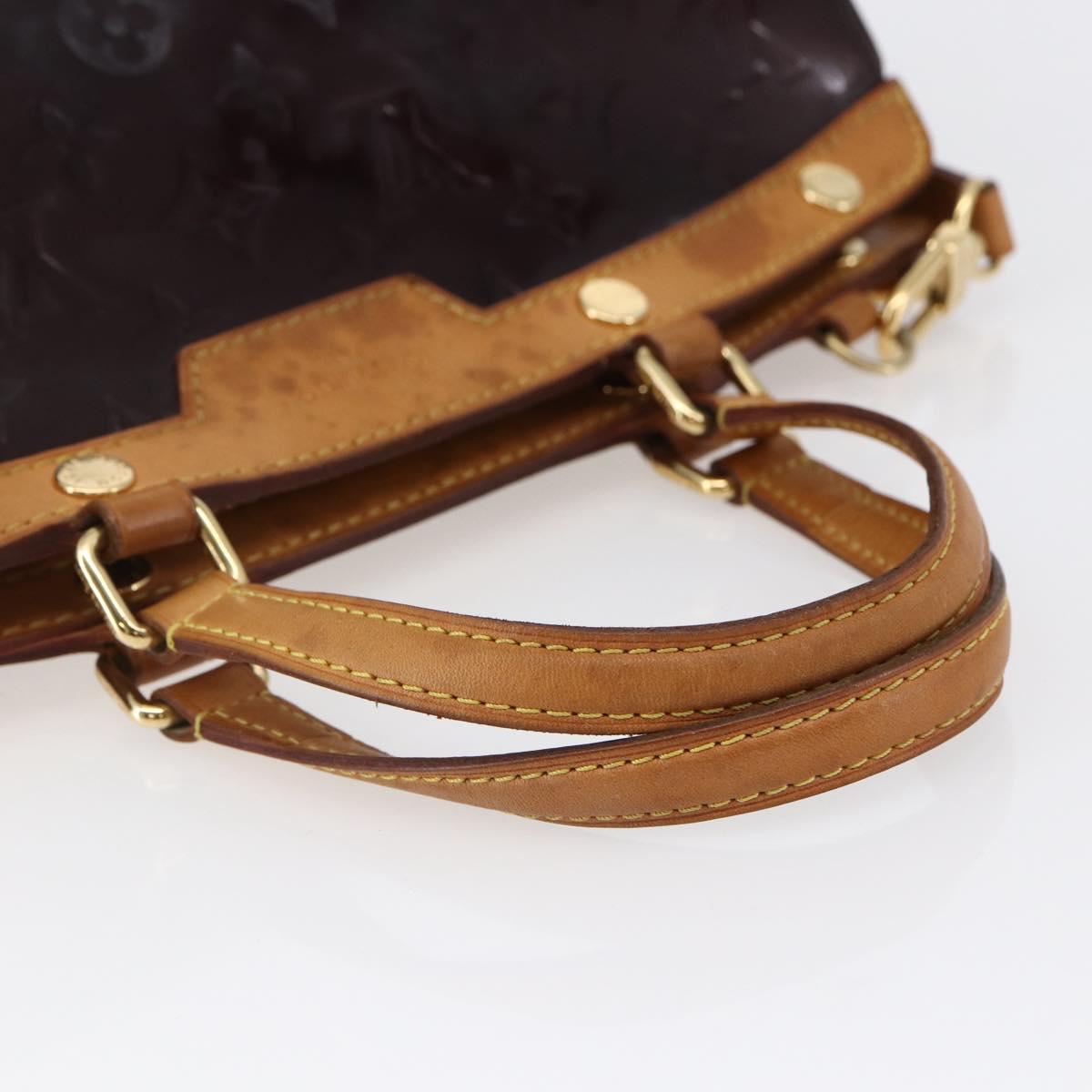 LOUIS VUITTON Monogram Vernis Blair MM Bag 2way Amarante M91619 LV Auth 146324