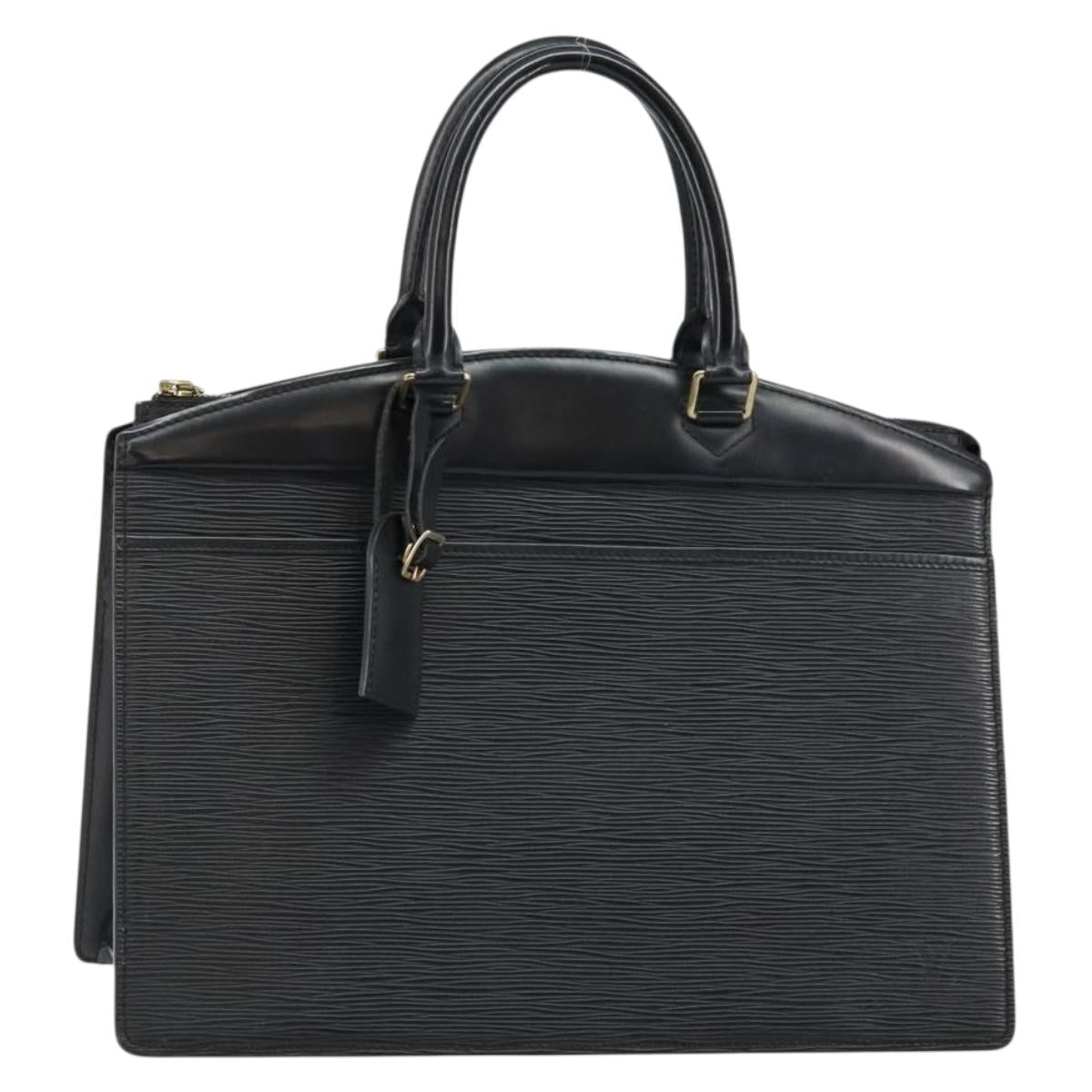 LOUIS VUITTON Epi Riviera Hand Bag Noir Black M48182 LV Auth 146326
