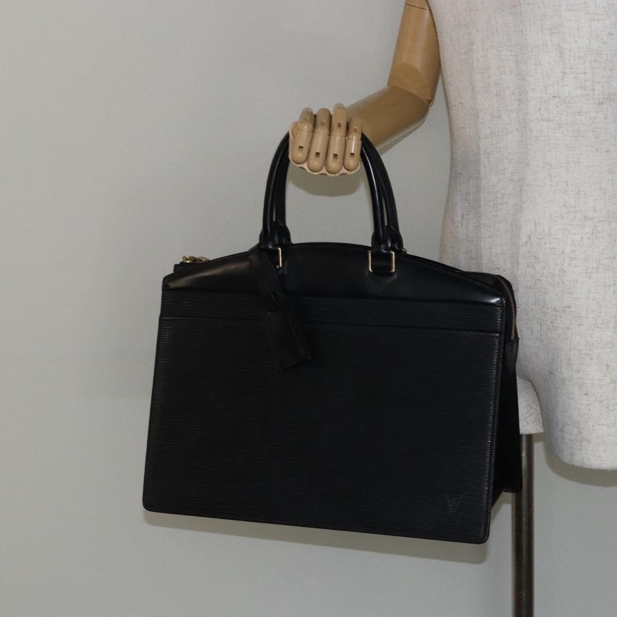 LOUIS VUITTON Epi Riviera Hand Bag Noir Black M48182 LV Auth 146326