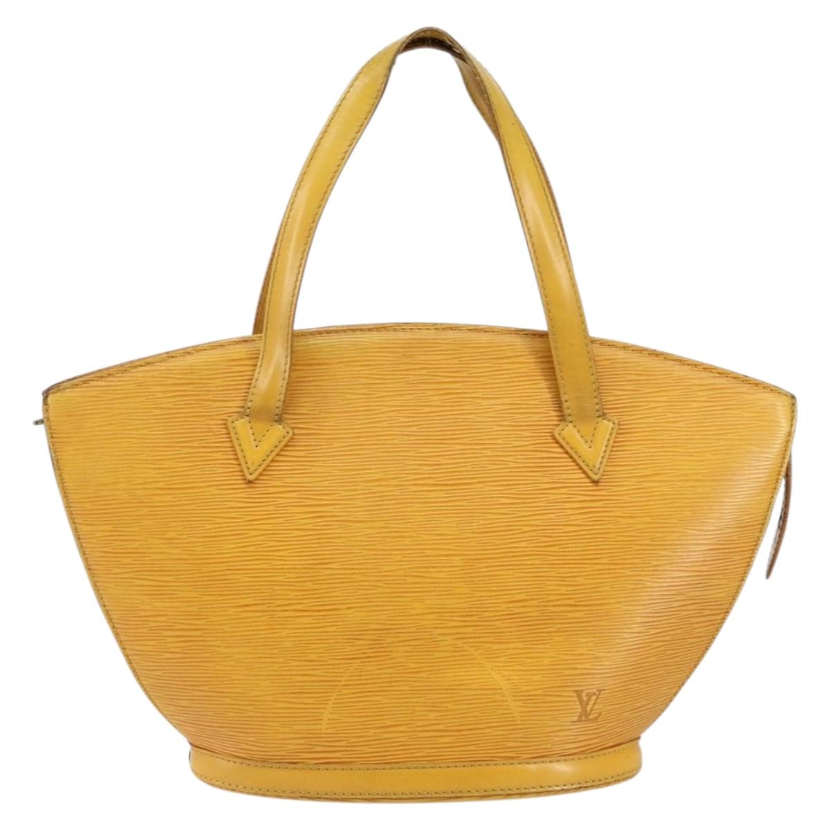 LOUIS VUITTON Epi Saint Jacques Hand Bag Yellow M52279 LV Auth 146328