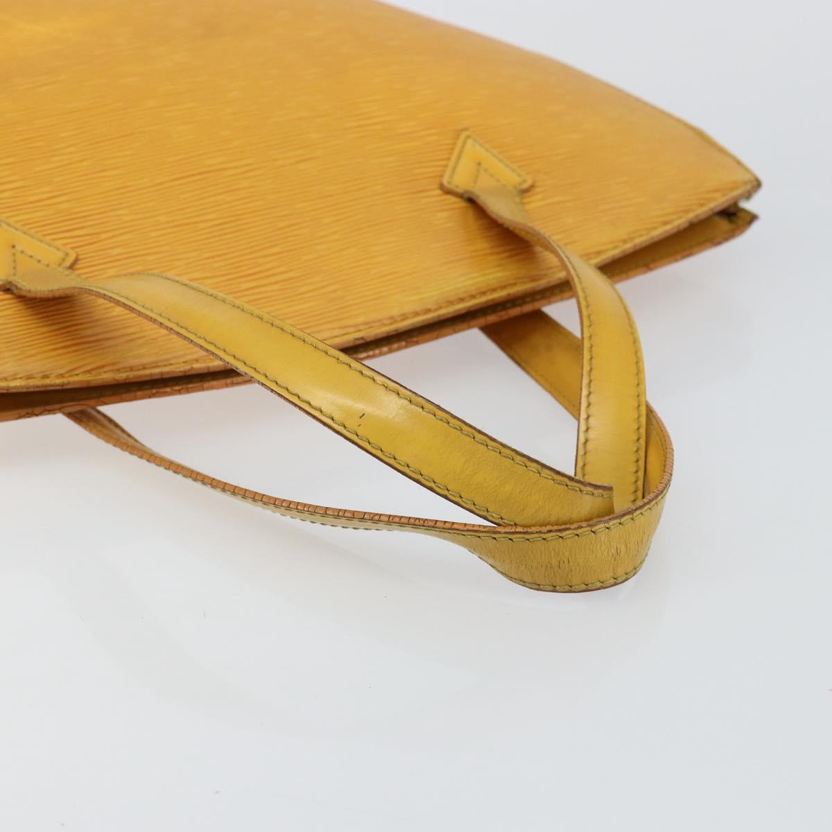 LOUIS VUITTON Epi Saint Jacques Hand Bag Yellow M52279 LV Auth 146328