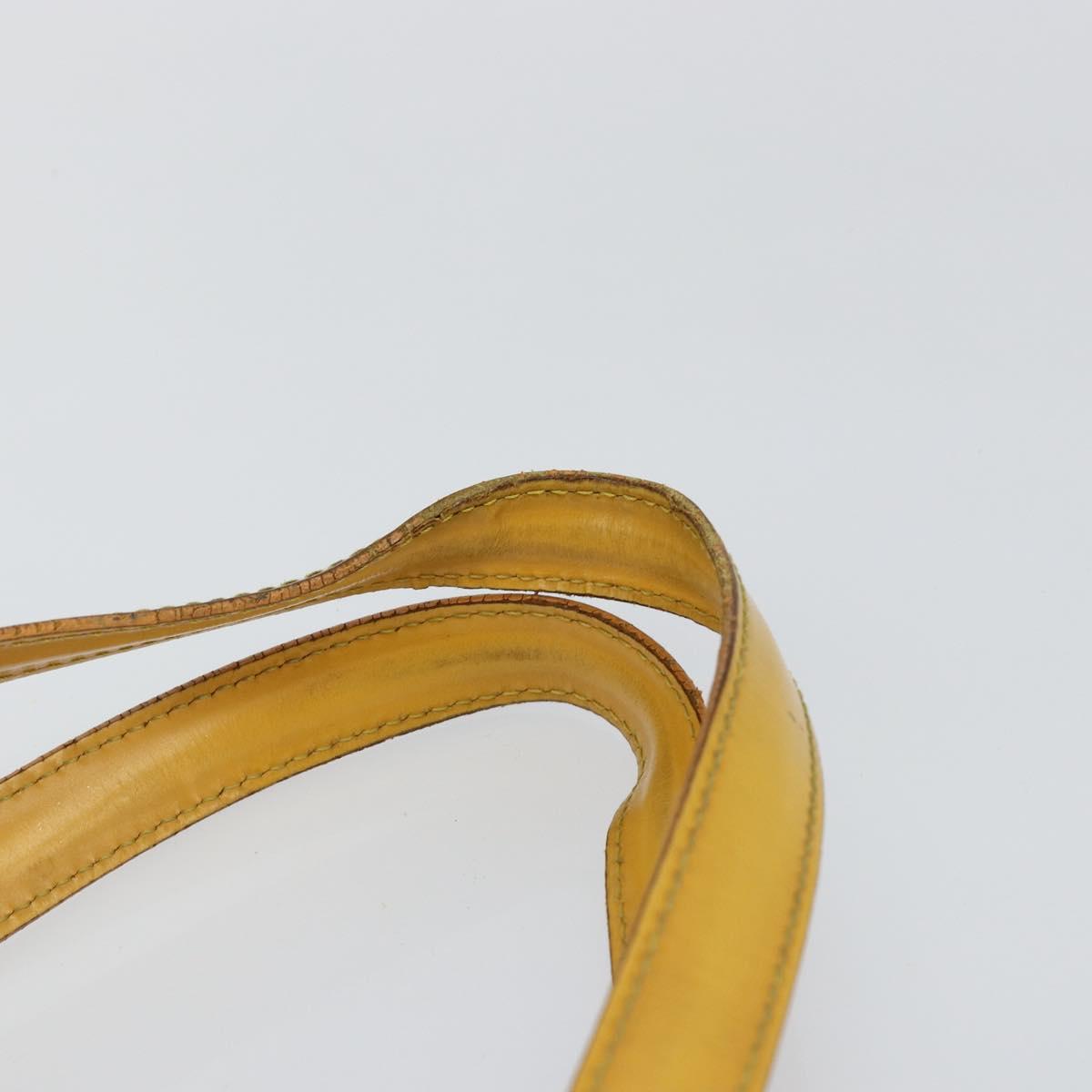 LOUIS VUITTON Epi Saint Jacques Hand Bag Yellow M52279 LV Auth 146328