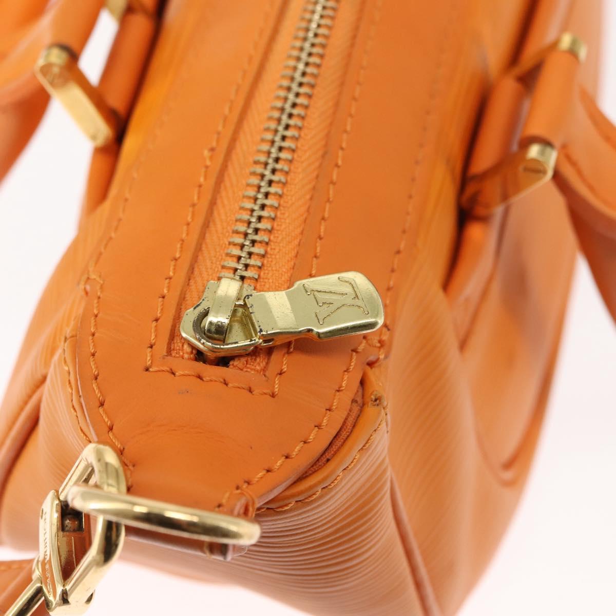 LOUIS VUITTON Epi Danura PM Bag 2Way Orange Mandarin M5891H LV Auth 146329