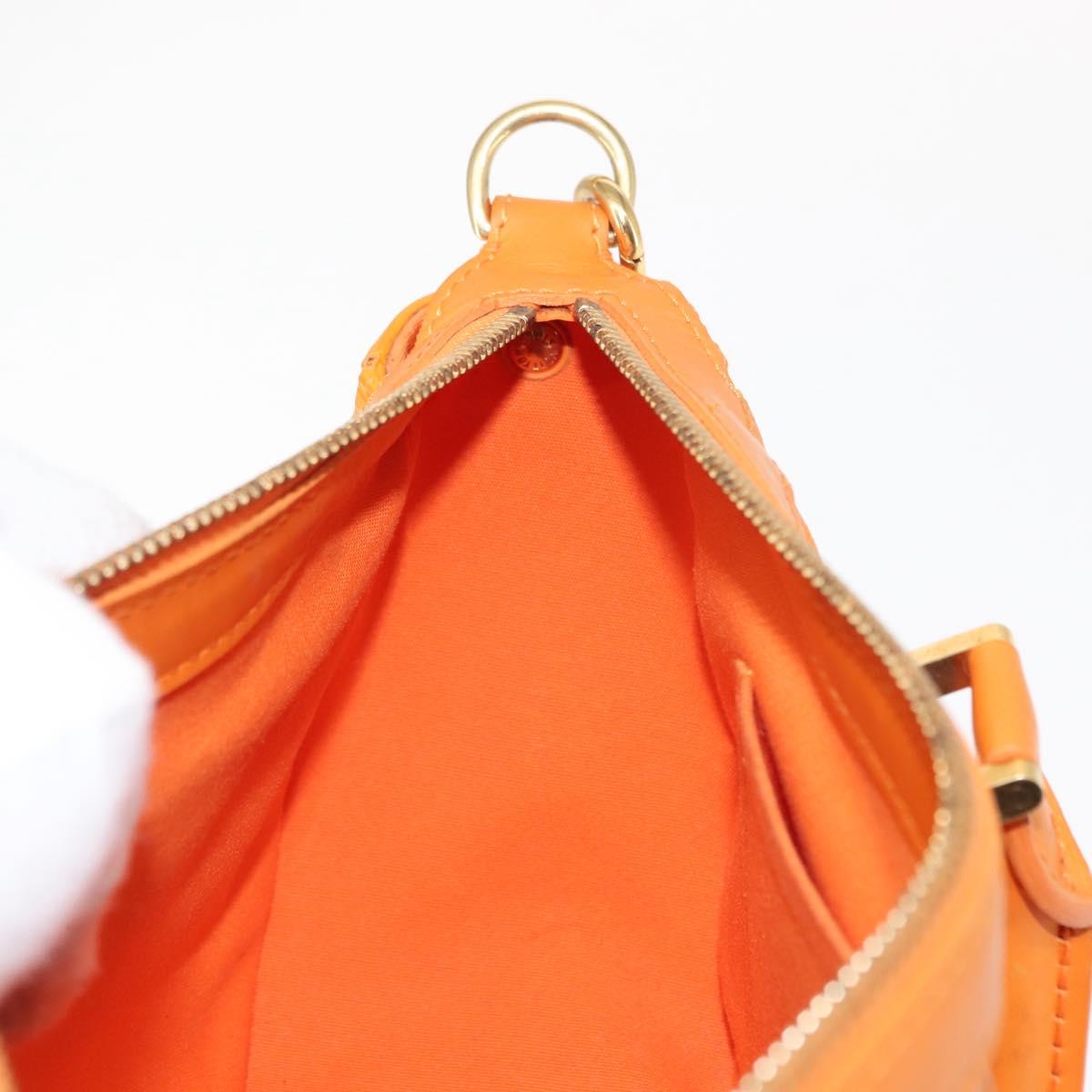 LOUIS VUITTON Epi Danura PM Bag 2Way Orange Mandarin M5891H LV Auth 146329