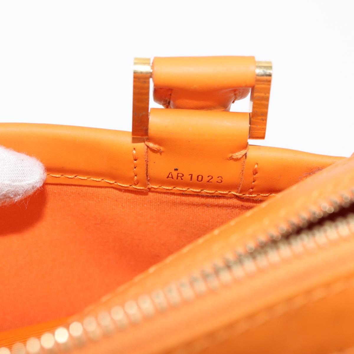 LOUIS VUITTON Epi Danura PM Bag 2Way Orange Mandarin M5891H LV Auth 146329