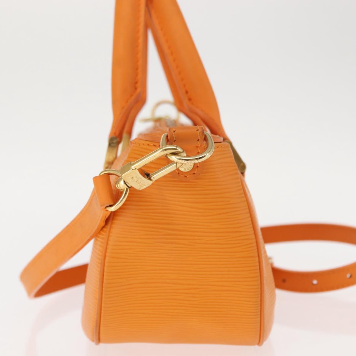 LOUIS VUITTON Epi Danura PM Bag 2Way Orange Mandarin M5891H LV Auth 146329