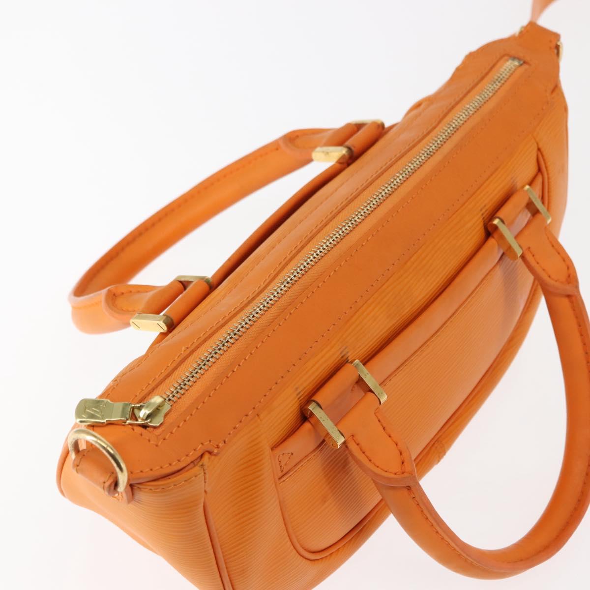 LOUIS VUITTON Epi Danura PM Bag 2Way Orange Mandarin M5891H LV Auth 146329