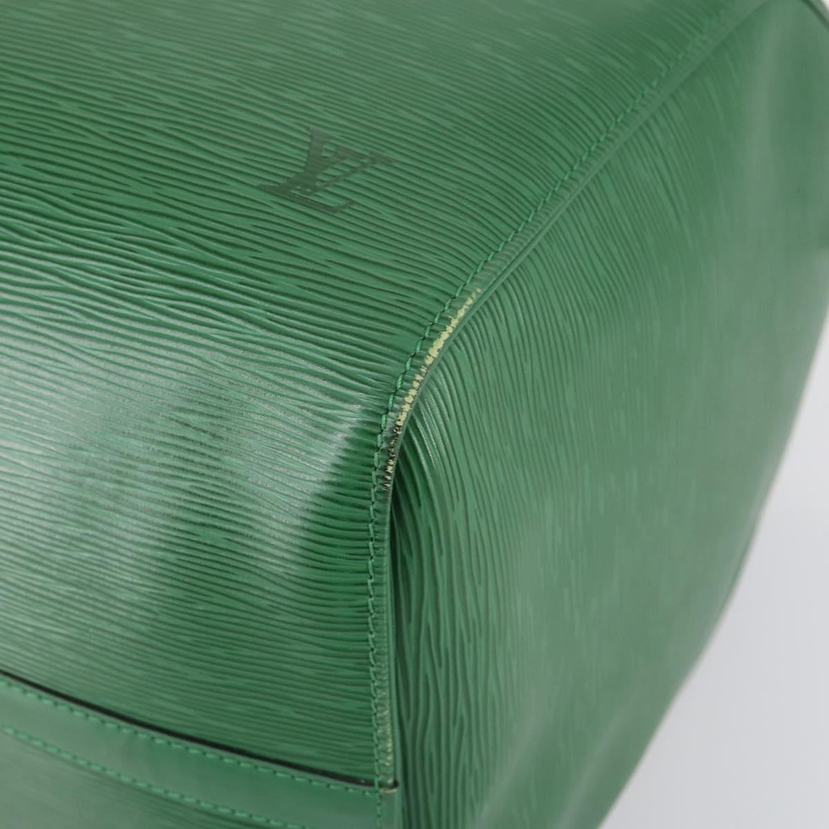 LOUIS VUITTON Epi Keepall 50 Boston Bag Green M42964 LV Auth 146331