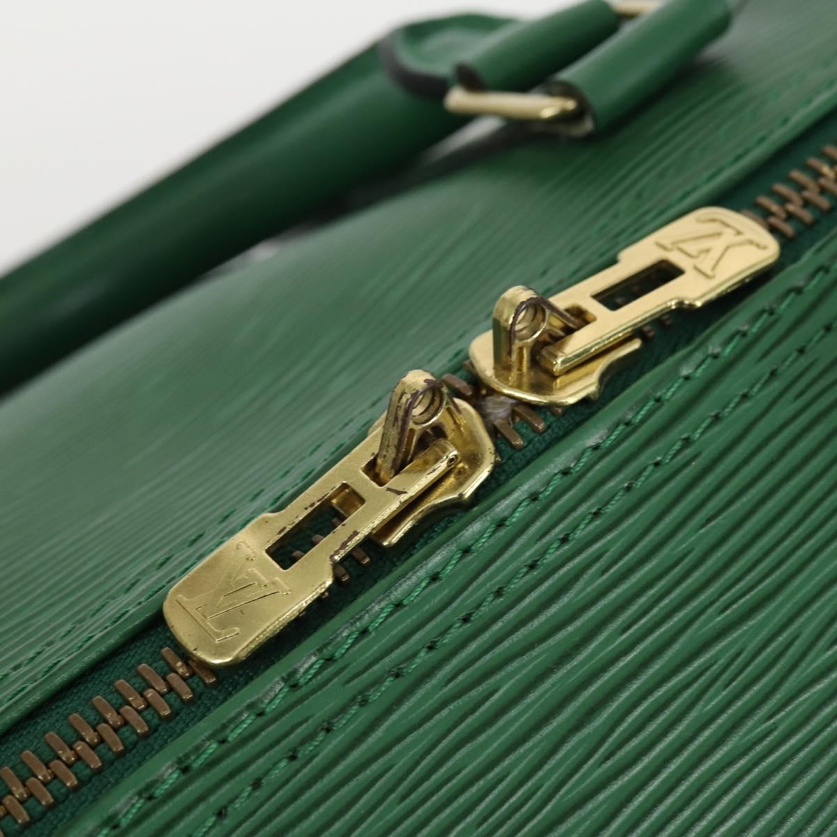 LOUIS VUITTON Epi Keepall 50 Boston Bag Green M42964 LV Auth 146331