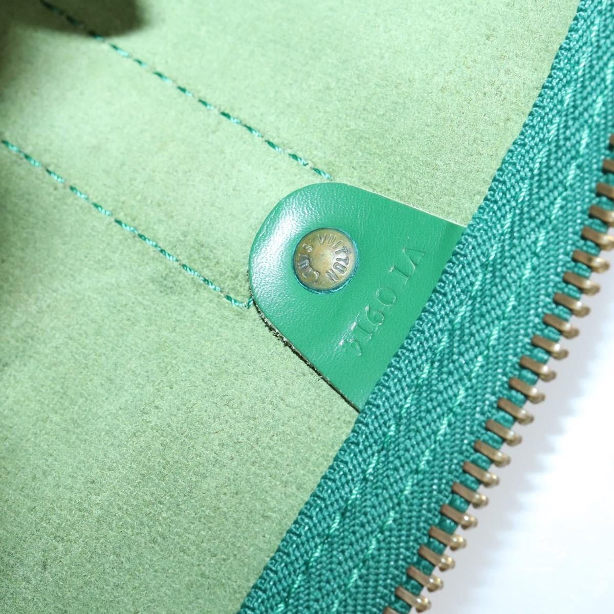 LOUIS VUITTON Epi Keepall 50 Boston Bag Green M42964 LV Auth 146331