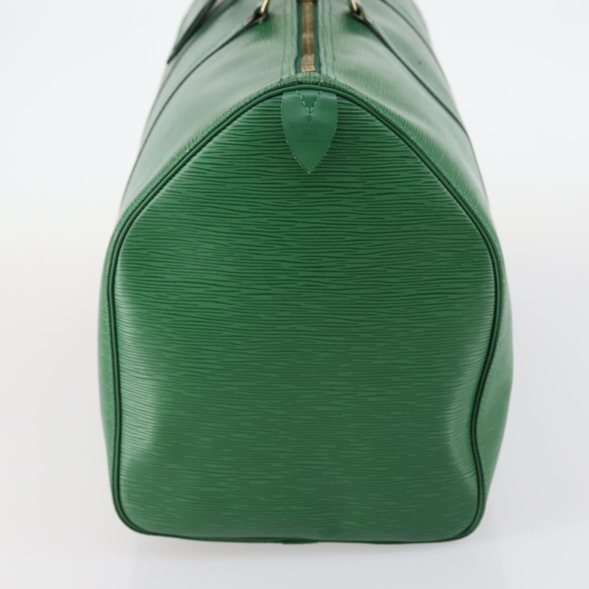 LOUIS VUITTON Epi Keepall 50 Boston Bag Green M42964 LV Auth 146331