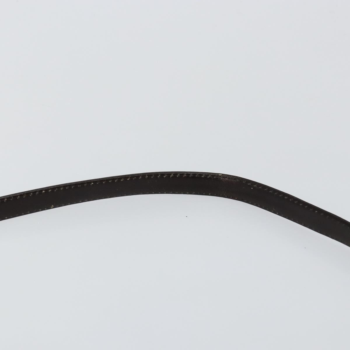 Christian Dior Trotter Canvas Shoulder Bag Beige Gold Auth 146342