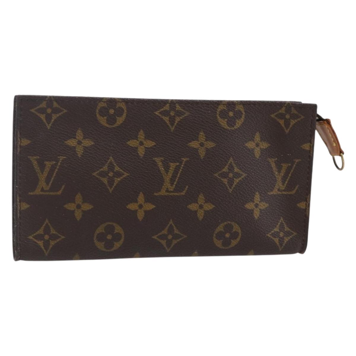 LOUIS VUITTON Monogram Bucket GM Accessory Pouch LV Auth 146355
