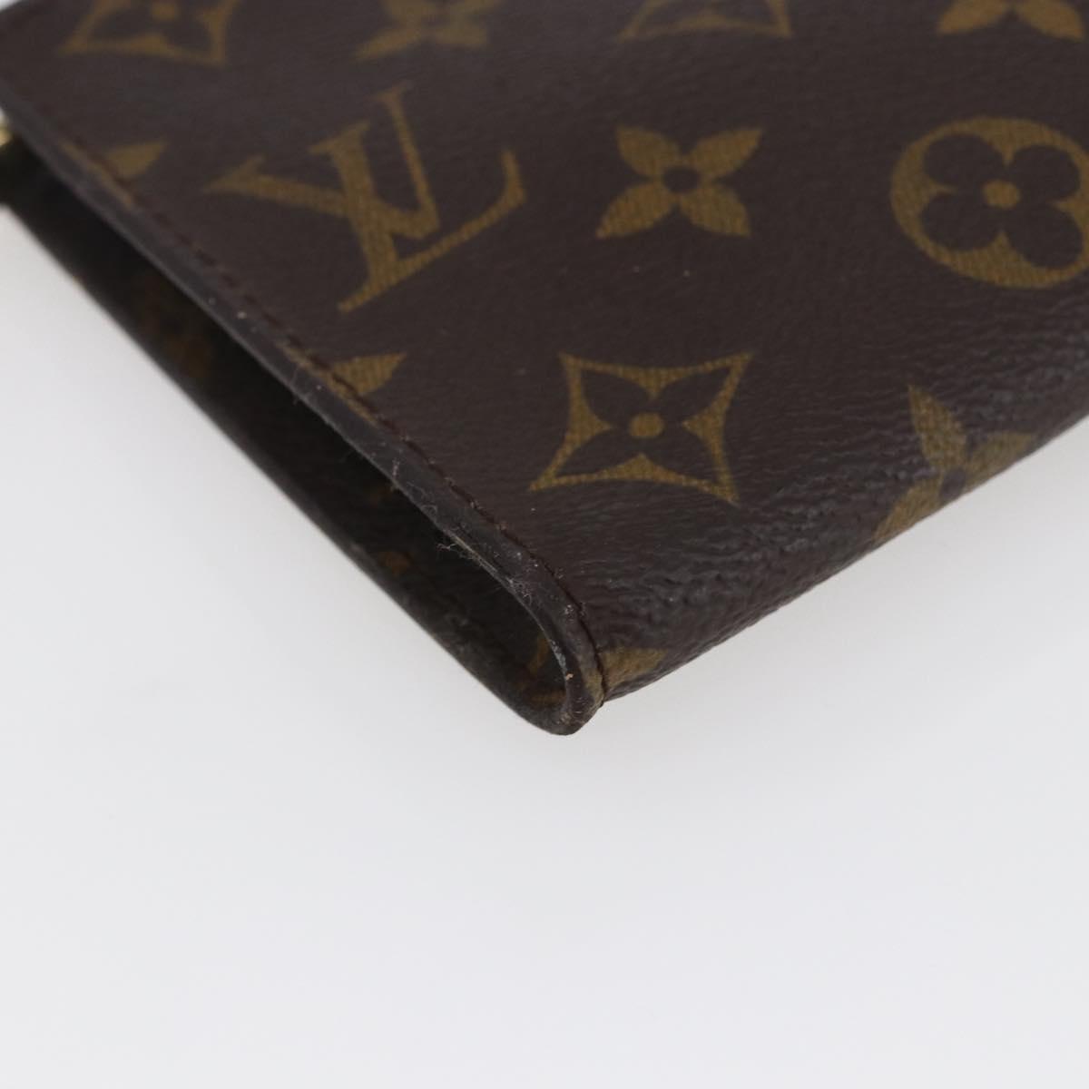 LOUIS VUITTON Monogram Bucket GM Accessory Pouch LV Auth 146355