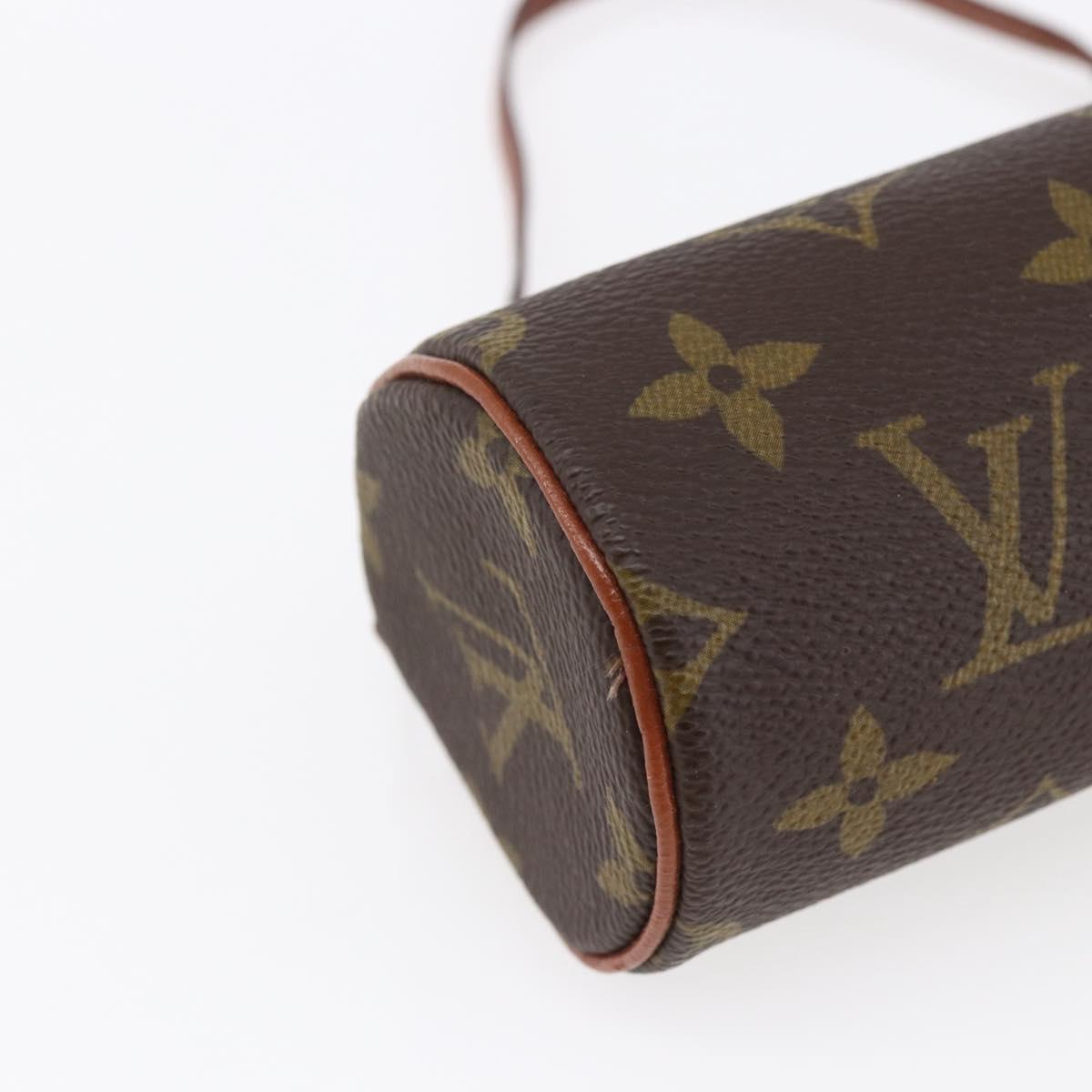 LOUIS VUITTON Monogram Papillon Pouch LV Auth 146356