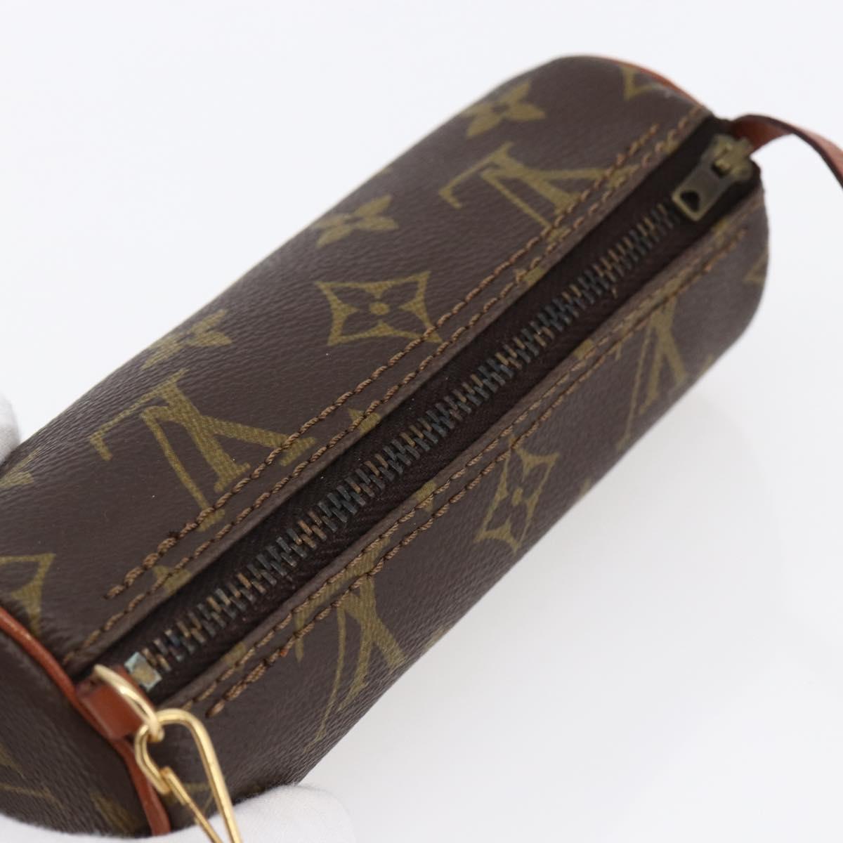 LOUIS VUITTON Monogram Papillon Pouch LV Auth 146356