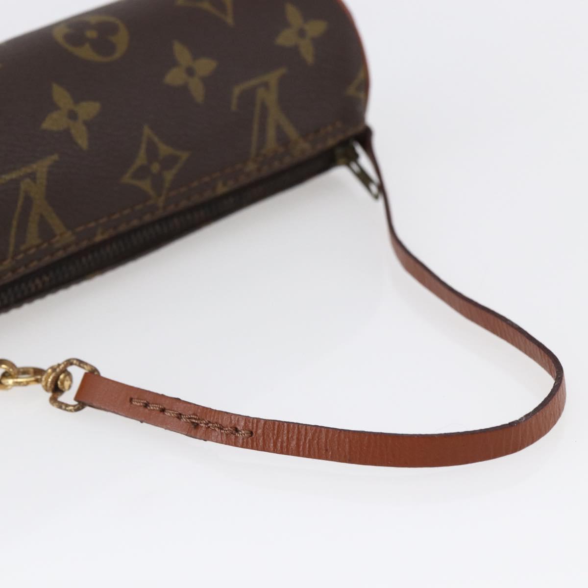 LOUIS VUITTON Monogram Papillon Pouch LV Auth 146356