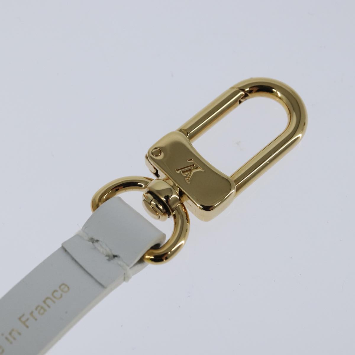 LOUIS VUITTON Ellipse BB Pouch Pile White Light Yellow Green Auth 146358