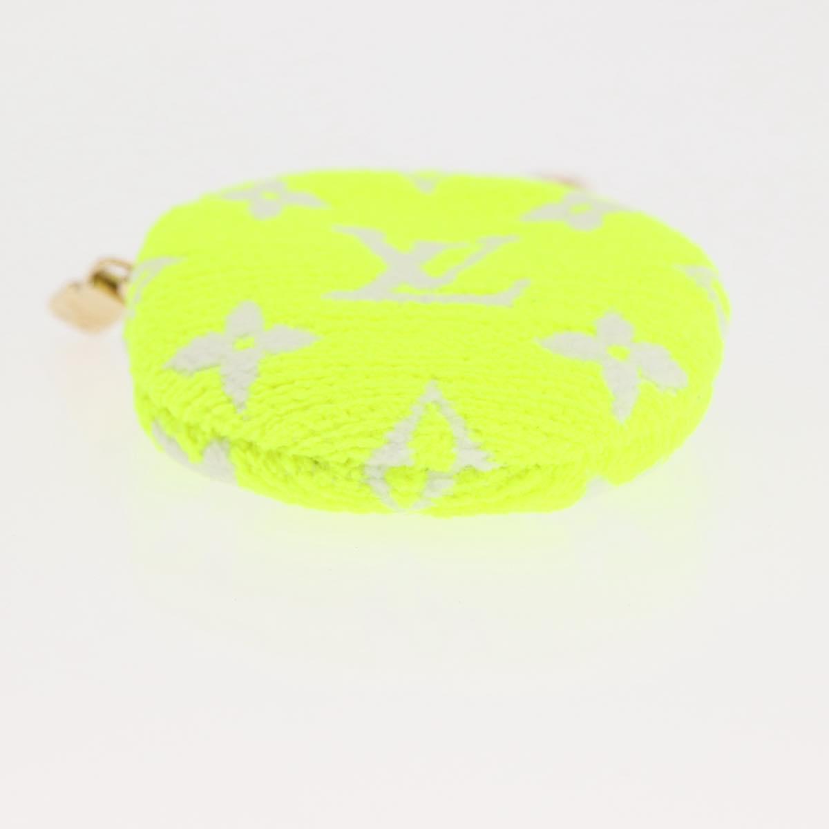 LOUIS VUITTON Ellipse BB Pouch Pile White Light Yellow Green Auth 146358