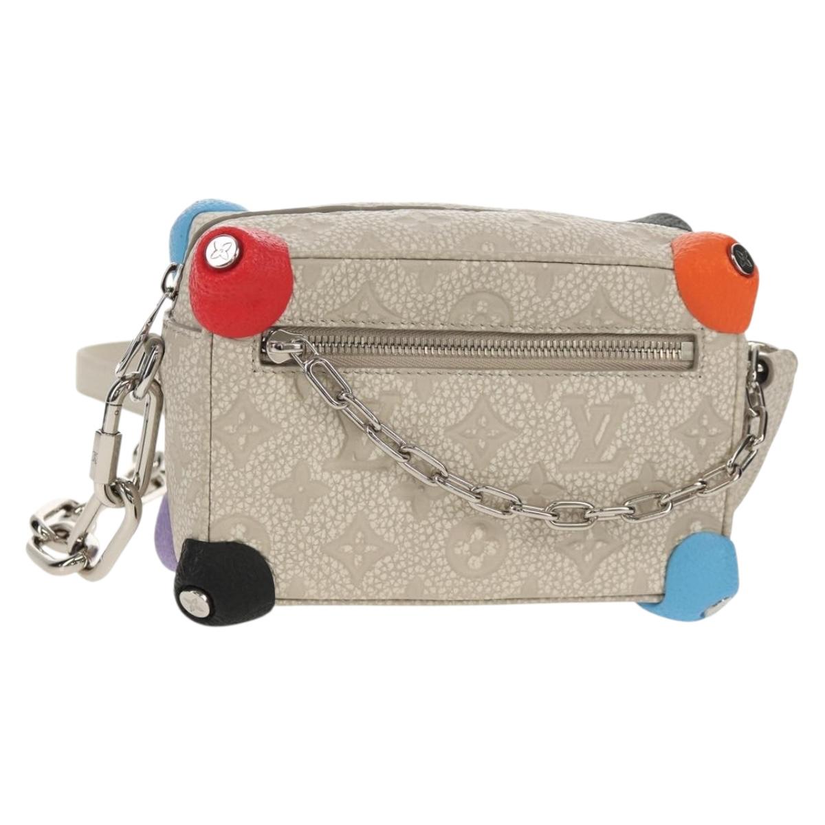 LOUIS VUITTON Taurillon Monogram Climbing Soft Trunk Bag M81606 LV Auth 146364SM